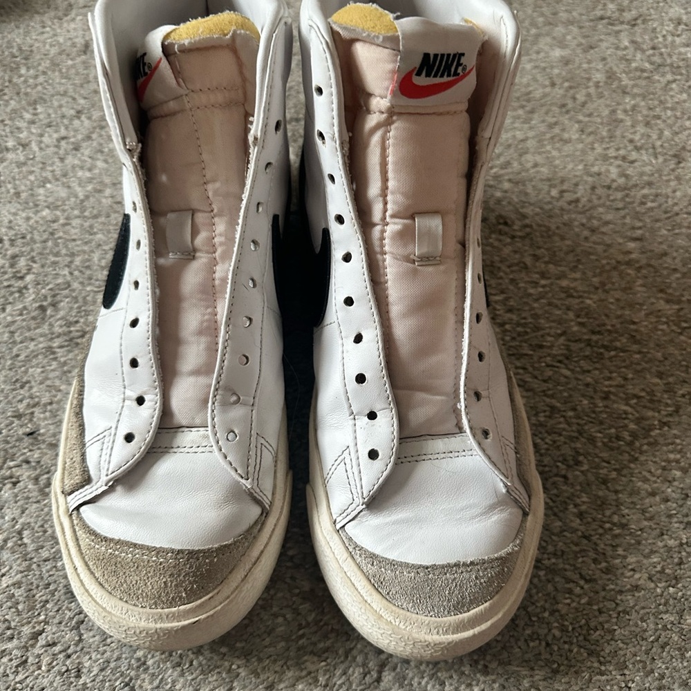 Nike White High-Top Sneakers